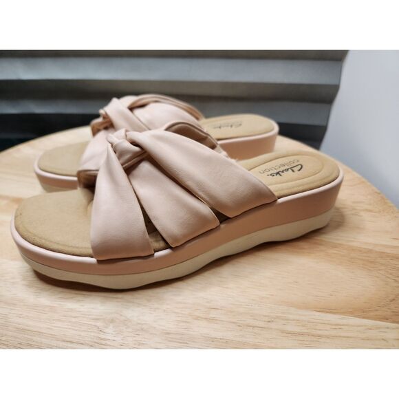 Clarks Clara Charm Sandals Women's size 9 Light Pink - Picture 2 of 9